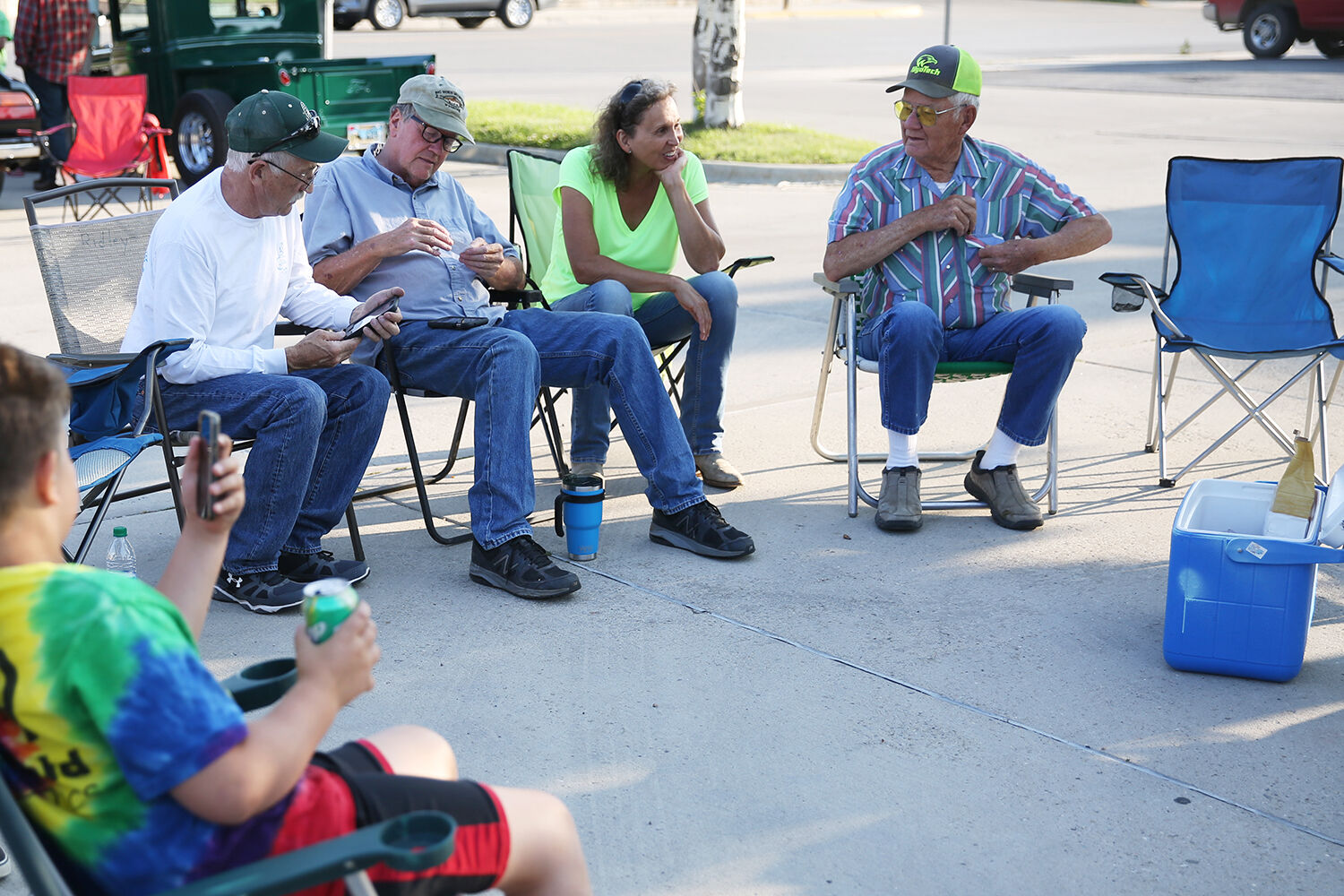 Carl Madsen, Lisa Lloyd, Mike Vernier and Alan Ridley chat